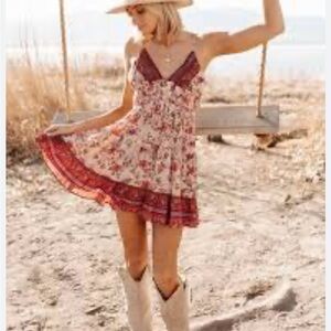 Angie Multicolor Floral Dress